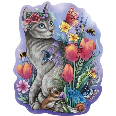 Ravensburger - Puzzle lemn contur pisicuta 150 piese Ravensburger - 1